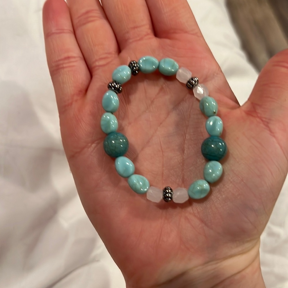 Handmade crystal bracelet